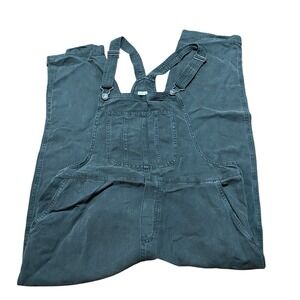 Aerie Faded Black Jean Overalls New NWT Medium Lumberjack Grunge